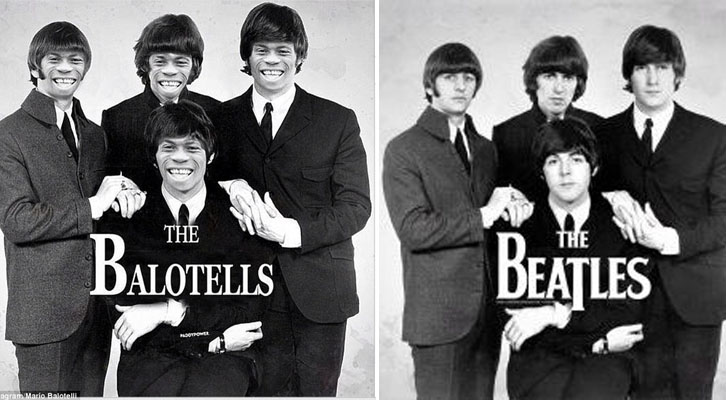 The Beatles jadi Kiat Balotelli Pikat Pendukung Liverpool 